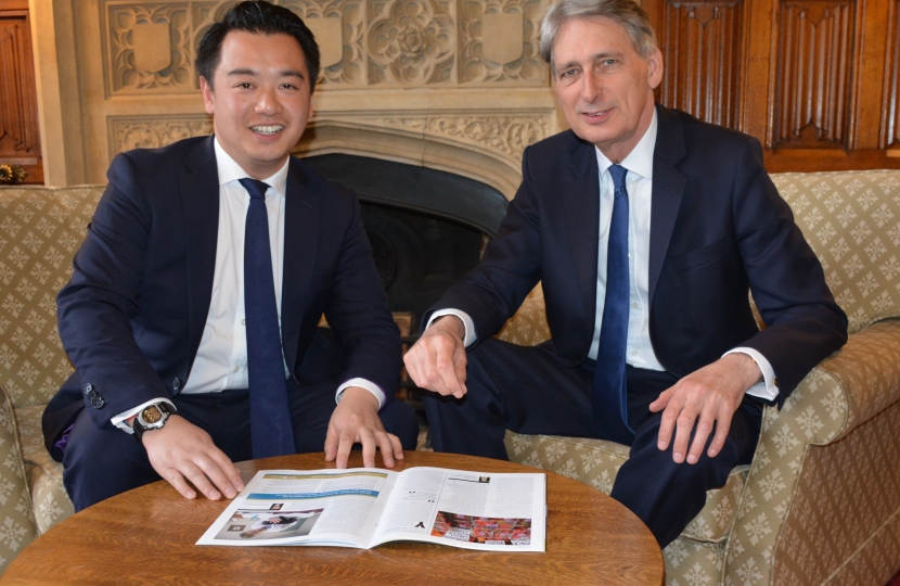 Alan Mak MP meets the Chancellor