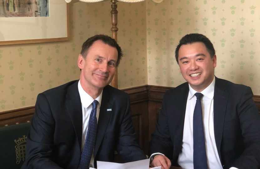 Alan Mak MP with Jeremy Hunt MP