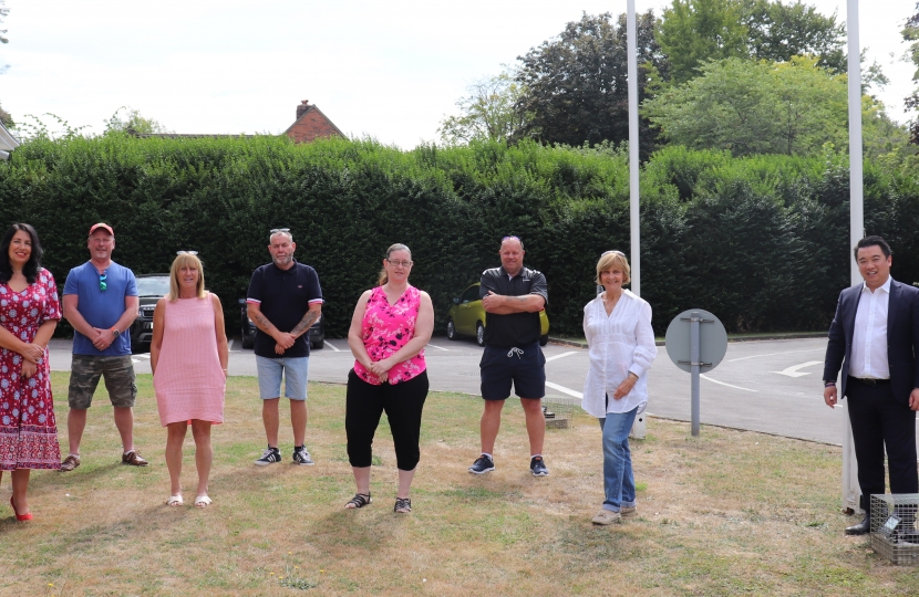 Alan meeting members of his Havant Constituency Local Volunteers Network - over 400 residents signed-up to help alongside Alan