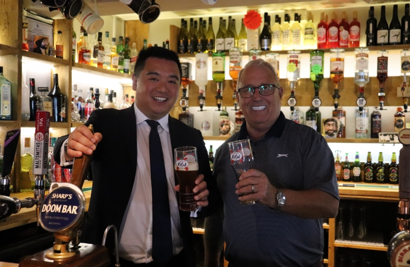 Alan at the Golden Lion