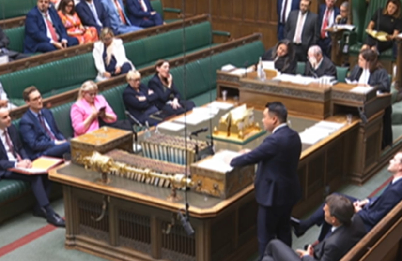 Local MP Alan Mak responds for Conservatives in important Parliamentary debate on economic management