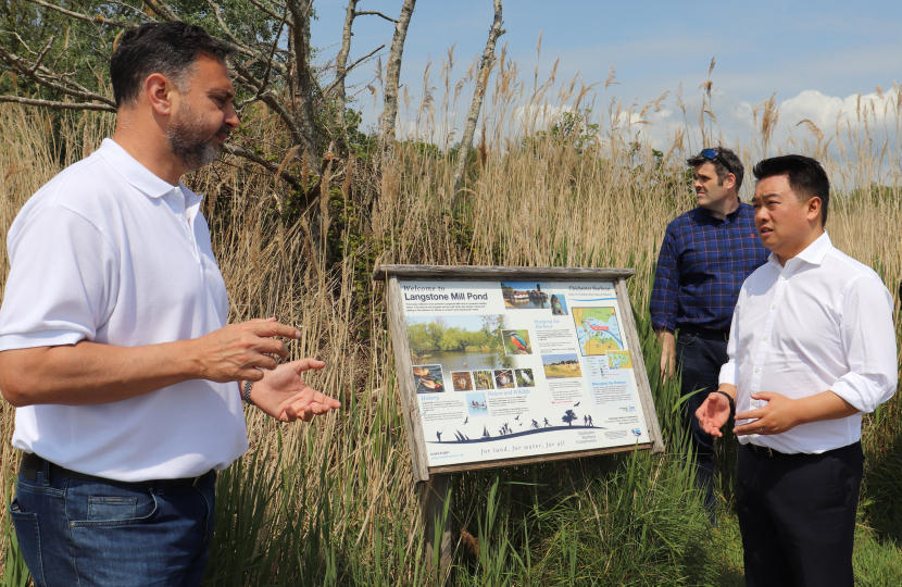 Local MP Alan Mak pledges to continue campaign to protect Langstone Mill Pond and related issues and will chair decision-makers meeting in 2024