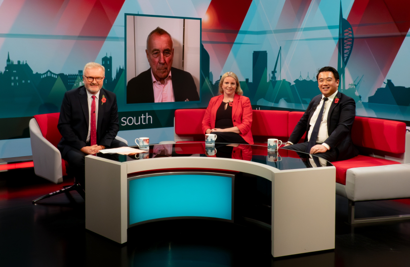 Local MP Alan Mak appears on BBC Politics South to discuss Budget and Winter Fuel Payment