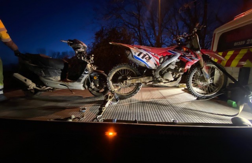 Seized bikes