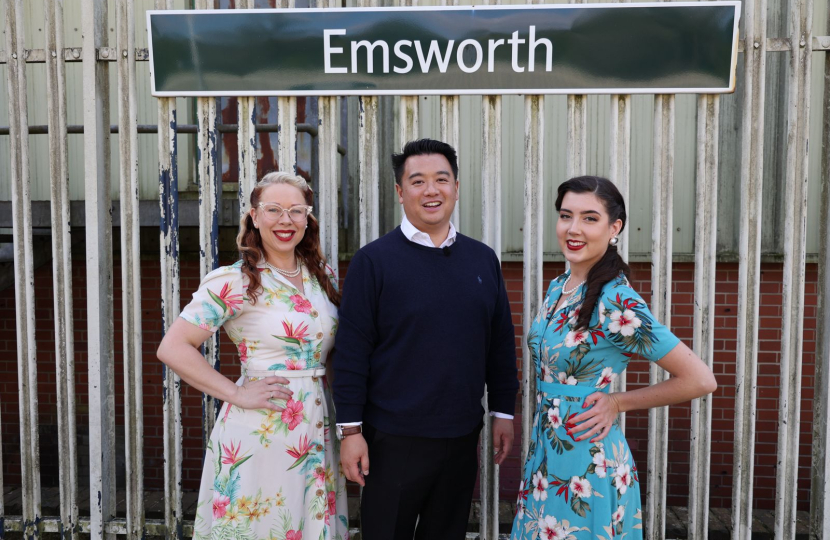 Local MP Alan Mak urges people to vote for Emsworth Railway Station in World Cup of Stations