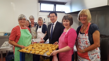 Alan Mak at the Hayling Island lunch club