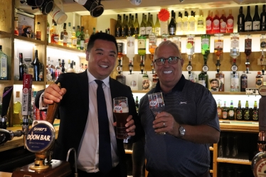 Alan at the Golden Lion