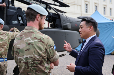 Local MP Alan Mak calls for more investment in our Armed Forces at Army Expo 2024