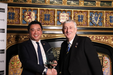 Local MP Alan Mak was presented with the Conservative MP of the Year award by Mr Speaker, Sir Lindsay Hoyle MP