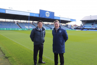 Local MP Alan Mak met with Portsmouth FC CEO Andrew Cullen at Fratton Park 