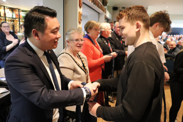 Local MP Alan Mak attended the Havant Rugby Football Club’s President’s Lunch