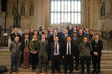 Local MP Alan Mak welcomes 16th Regiment Royal Artillery based near Emsworth to Parliament