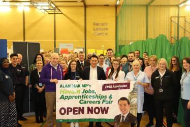 Local MP Alan Mak hosted a wide variety of employers at his seventh annual Jobs Fair.