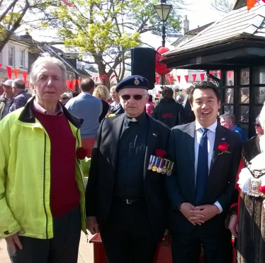 Local MP Alan Mak pays tribute to former Havant Borough Councillors Gwen Blackett and Brendan Gibb-Gray